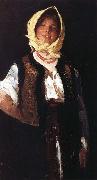 Cheerful young Peasant Nicolae Grigorescu